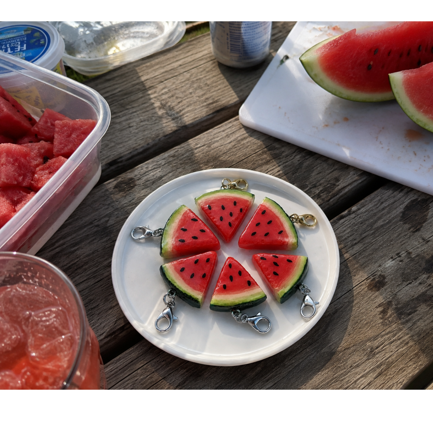 Watermelon Wedge Charm