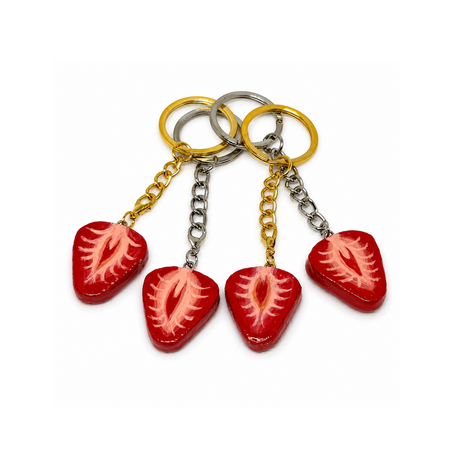 Strawberry Slice Charm