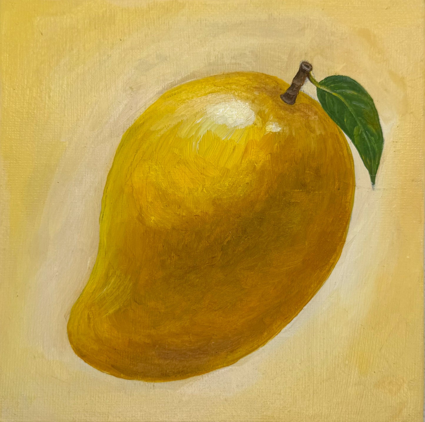 Mango Mine — Mango Canvas Print (6×6", Open Edition)